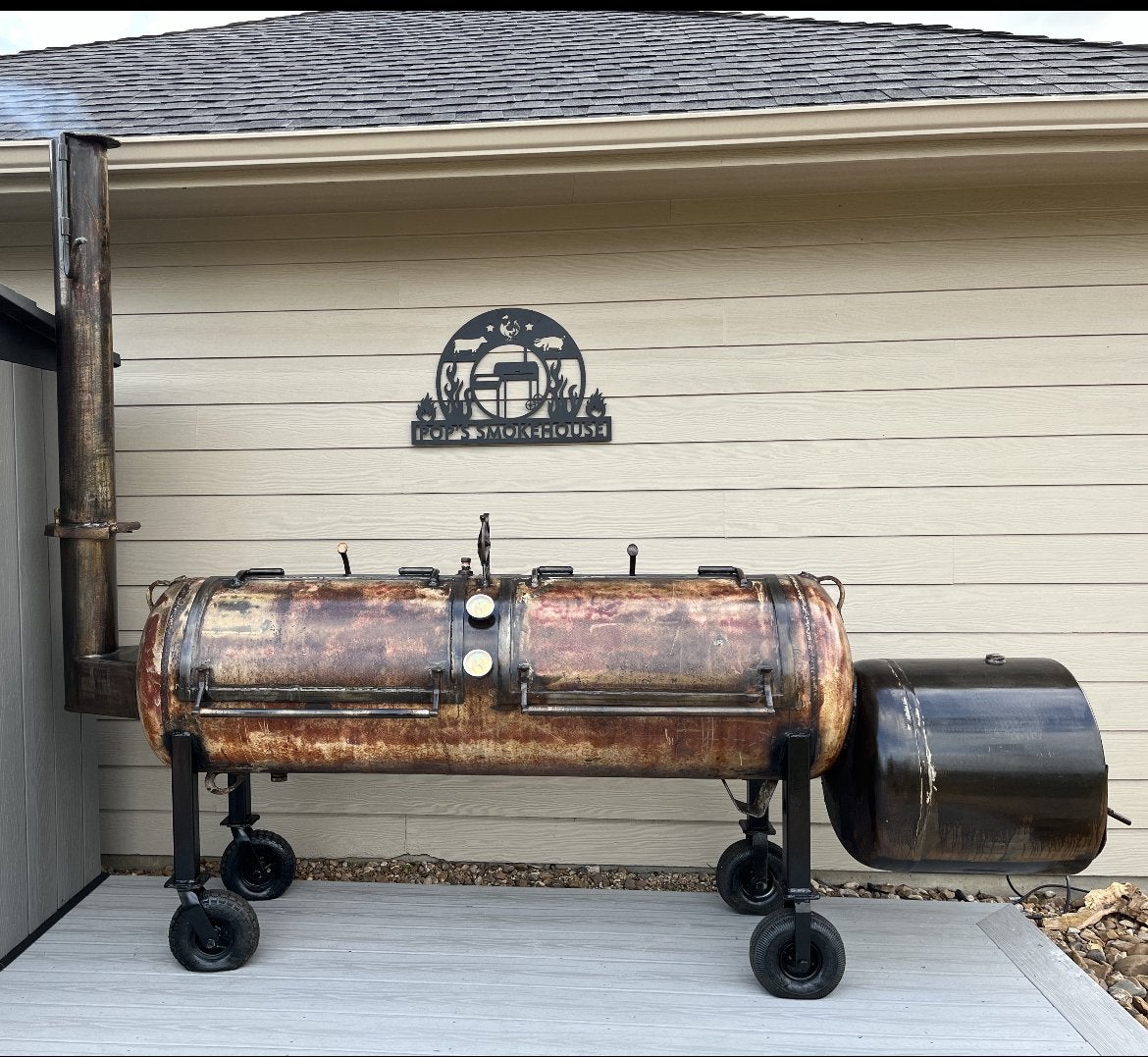 Offset smoker build sale