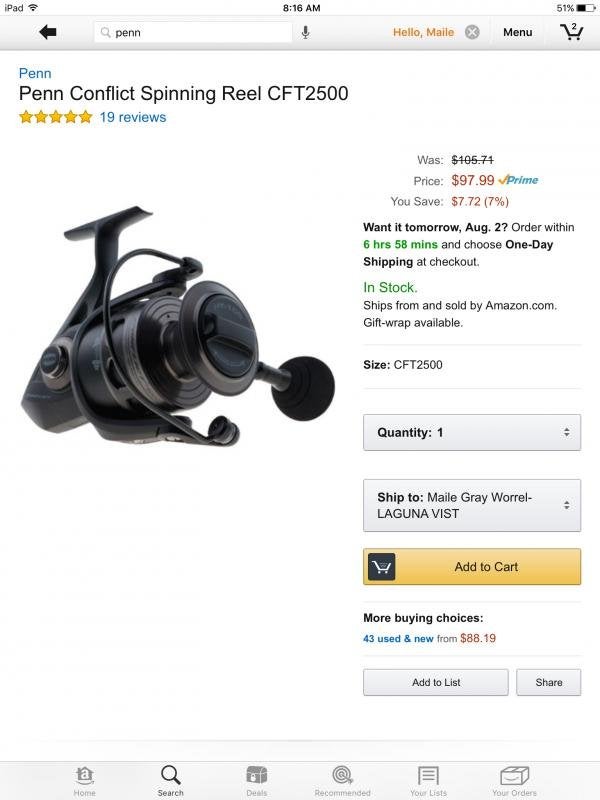 What spinning reel?? For reds and trout