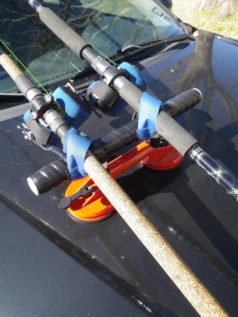 How to Build a Cheap DIY Fishing Rod Holder for your Car!! 