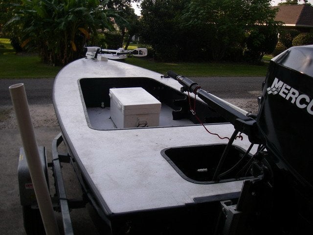 DIY POLING PLATFORM BUILD AND INSTALL FOR SMALL BOAT 