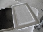 Rectangle Tray Plastic Gas Metal